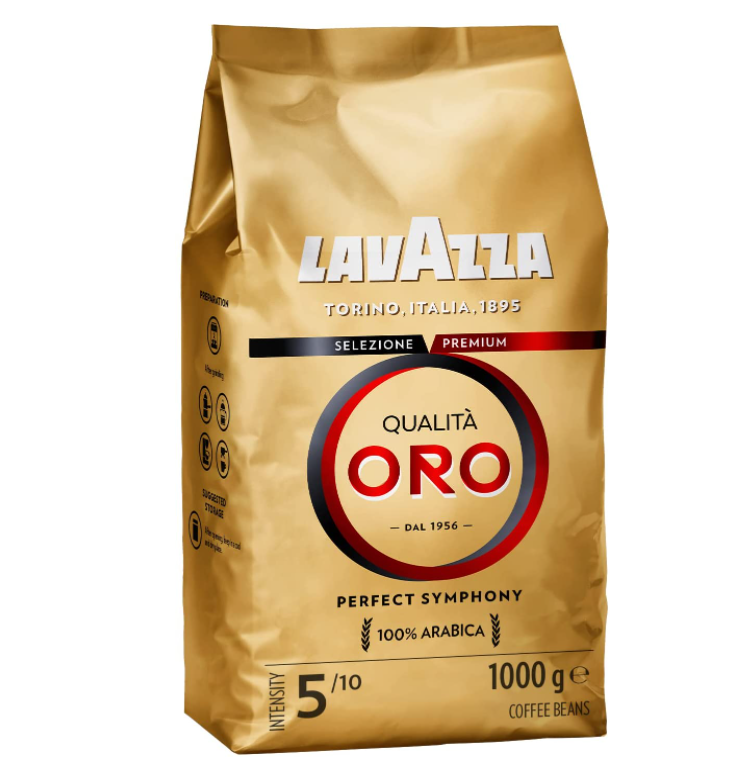 Lavazza 乐维萨 ORO欧罗金标咖啡豆 1kg128.51元（可3件92折）