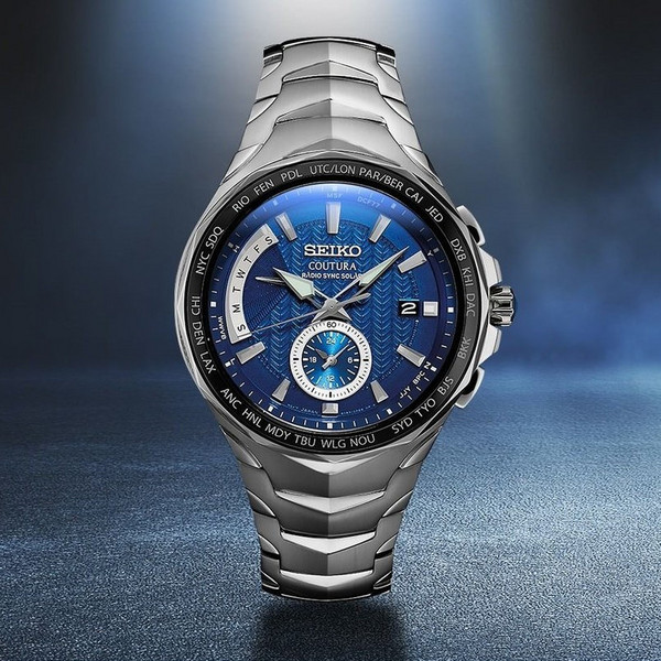Seiko 精工 Coutura系列 SSG019 男士光动能电波表1788元