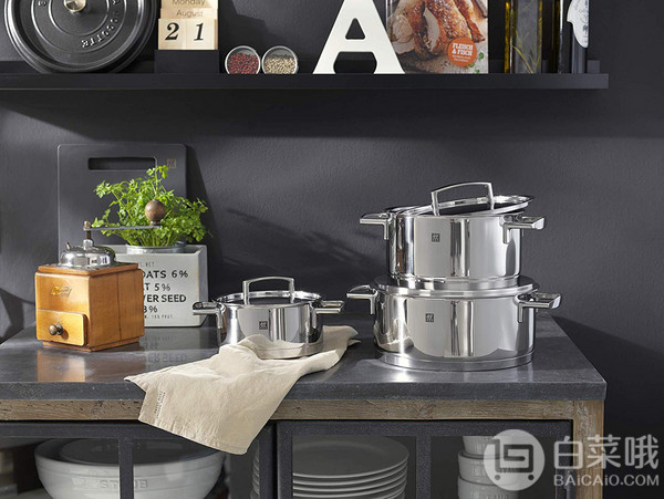 Zwilling 双立人 Passion系列 不锈钢锅具5件套1163.87元
