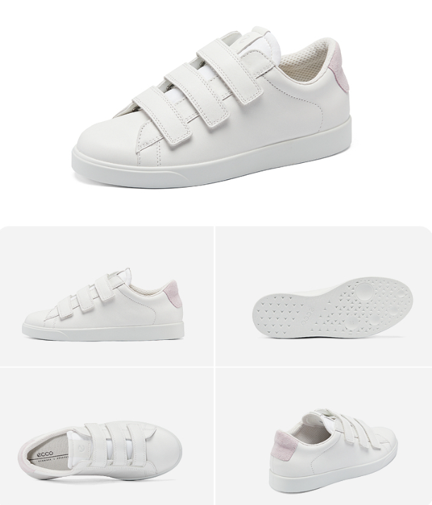 2023新品，ECCO 爱步 Street Lite 街头轻巧 女士魔术贴真皮休闲板鞋 212843528.43元（天猫旗舰店1599元）