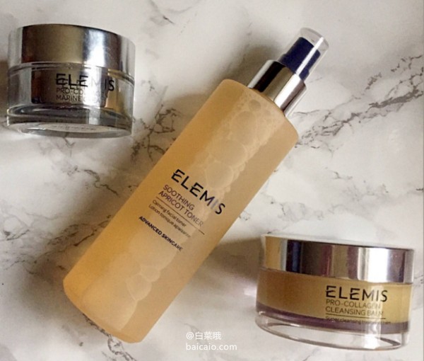 Elemis 艾丽美 买3免1+额外85折，舒缓桃杏爽肤水 200ml 新低£12.75 直邮到手￥110 国内￥380