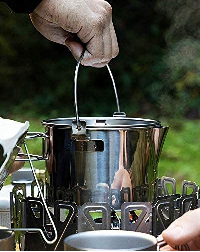 日本顶级户外品牌，Snow Peak 雪峰 Kettle No.1 户外野炊两用不锈钢壶锅900ml CS-068229.73元