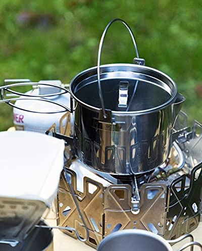 日本顶级户外品牌，Snow Peak 雪峰 Kettle No.1 户外野炊两用不锈钢壶锅900ml CS-068229.73元