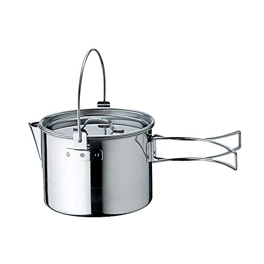 日本顶级户外品牌，Snow Peak 雪峰 Kettle No.1 户外野炊两用不锈钢壶锅900ml CS-068229.73元