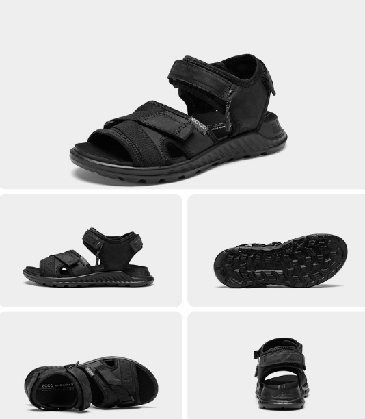 ECCO 爱步 Exowrap 女士户外魔术贴凉鞋 811803436.13元