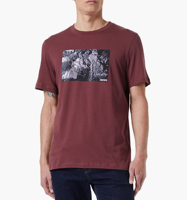 BOSS HUGO BOSS 雨果·博斯 Dalbatross 男士纯棉印花短袖T恤 50484216219.84元