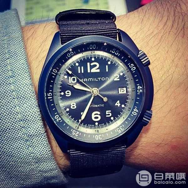 Hamilton 汉米尔顿 卡其航空 H80495845 男士自动机械腕表2738元（可3件9折）
