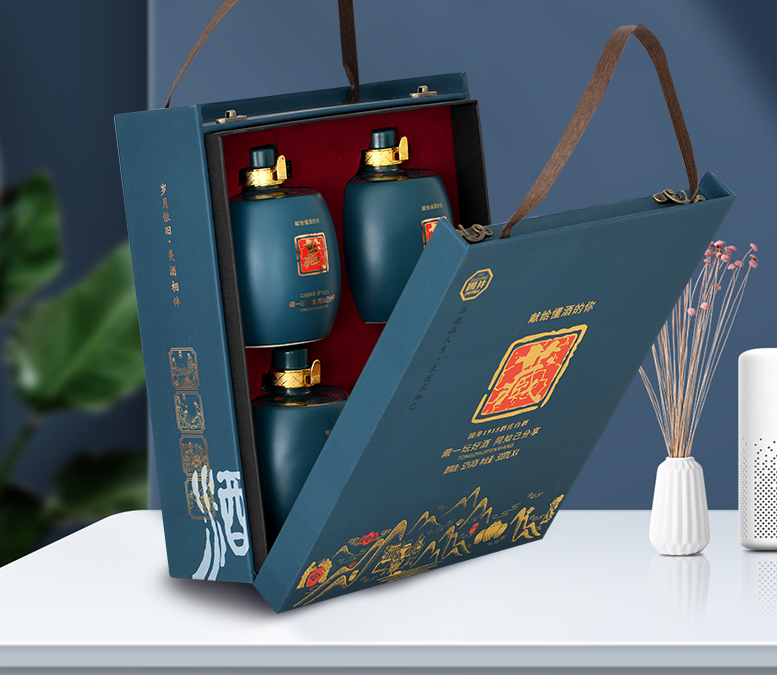 扳倒井 国井1915酒庄 藏酒 52度浓香型白酒 手提礼盒装500mL*4瓶装 赠大曲浓香500mL*2瓶299元包邮（需领券）