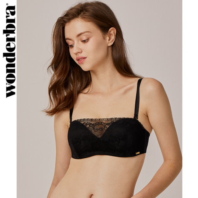 <span>白菜！</span>wonderbra 可拆卸肩带抹胸蕾丝文胸 多色新低29元包邮（需领券）