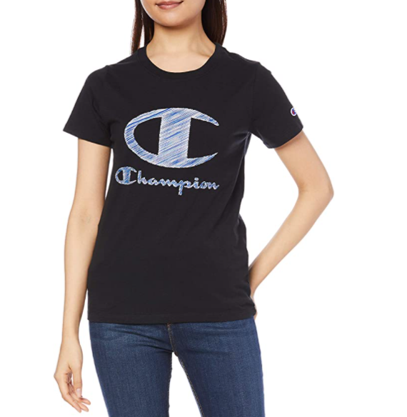 Champion 冠军 女士大C字母纯棉短袖T恤 CW-S306新低99.51元（可2件85折）