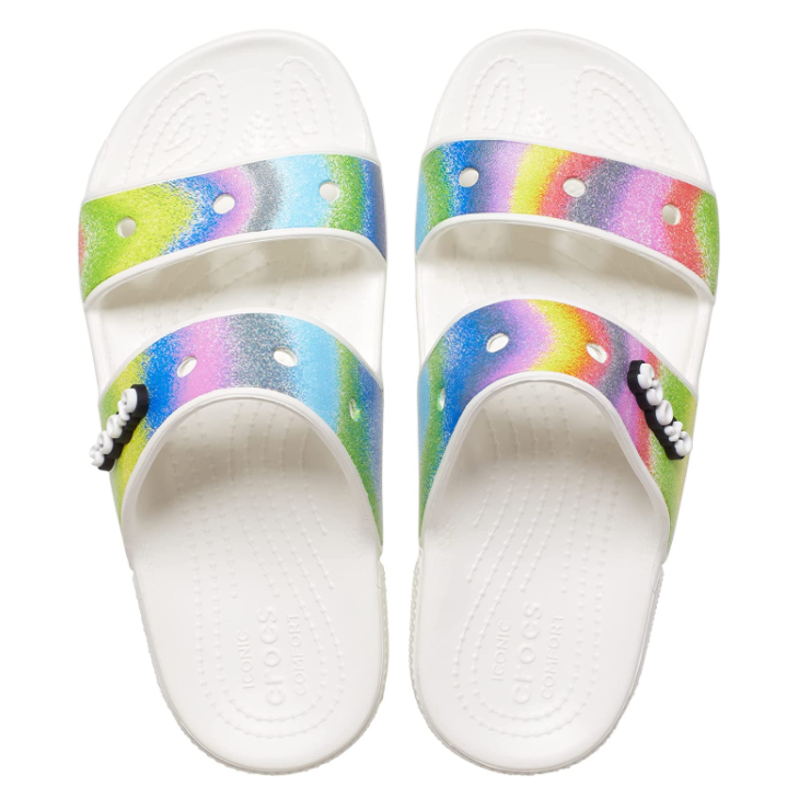 Crocs 卡骆驰 中性款极光凉拖鞋 208055新低115.39元（可3件9折）