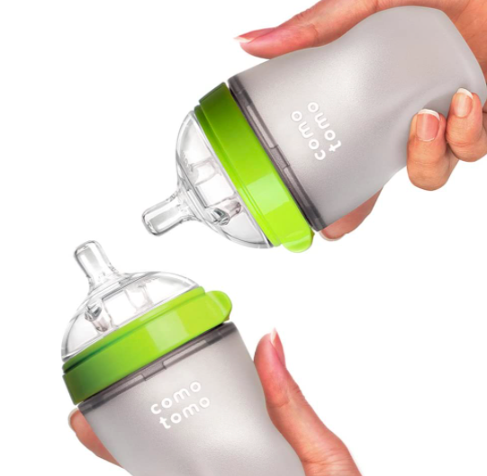 销量第一，Comotomo 可么多么 硅胶软性奶瓶 250ml*2只新低110.61元