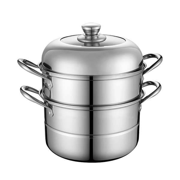 Debo 德铂 奥格斯堡 304不锈钢复底三层蒸锅 28cm/7L84.55元包邮（多重优惠）