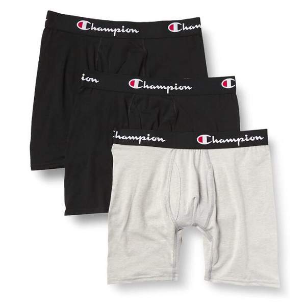 M码，Champion 冠军牌 Everyday Comfort系列 男士弹力棉平角内裤3条装90.6元