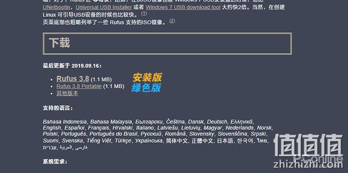 rufus 系统U盘制作 系统盘制作