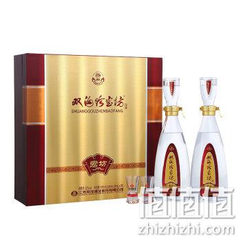 蘇寧super會員雙溝珍寶坊君坊52度禮盒裝濃香型白酒500ml2瓶2件