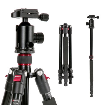 TRIOPO 捷宝 T258+D-2 专业稳定三脚架 图1