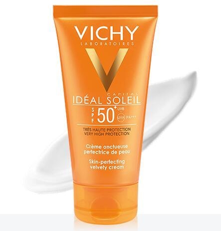 VICHY 薇姿 优护水润防晒乳霜2支装+ 丝缎柔润每日面霜 SPF50 PA++++ 3ml*3 *2件 图2