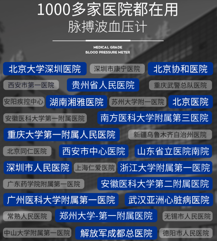 医院同款 七国专利 脉搏波 无创精密 上臂式气囊血压仪 图6