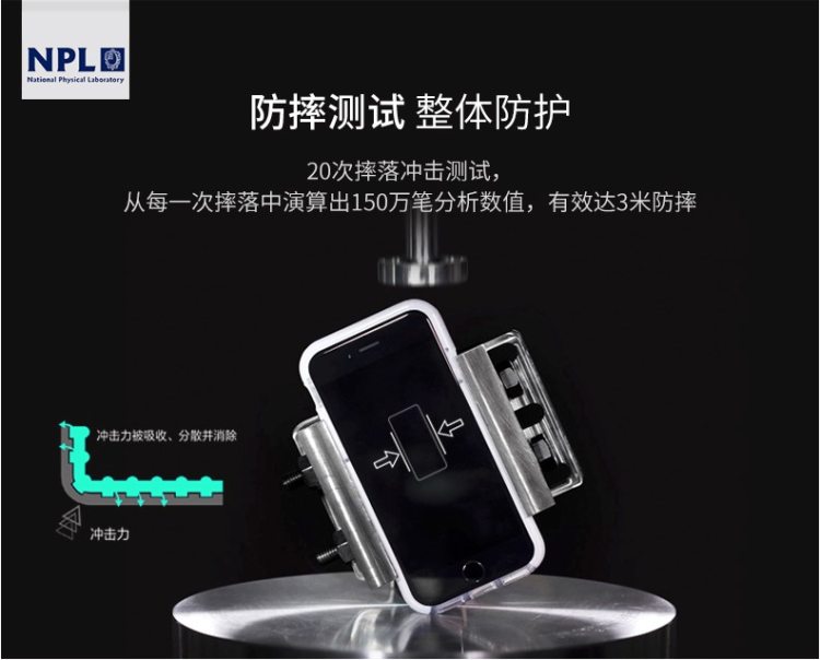 苹果认证品牌 Tech21 高端款 iPhone X 全包防摔软手机壳 3米防摔 可无线充电 图6