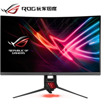 ASUS 华硕 ROG Strix XG32VQ 31.5英寸 VA曲面2K电竞显示器（2560×1440、144Hz、FreeSync） 图1