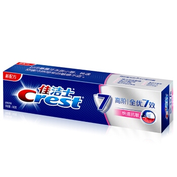 Crest 佳洁士 高阶全优7效 快速抗敏牙膏 140g 图4