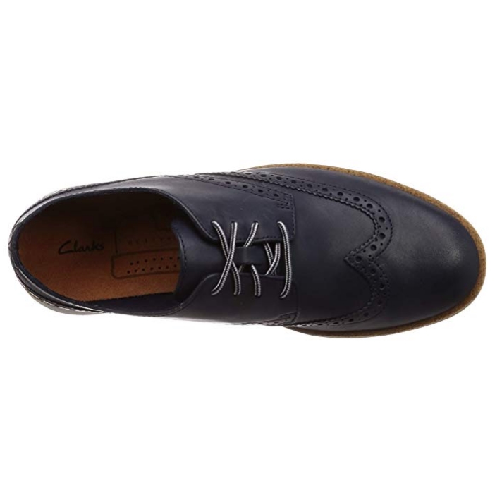 中亚Prime会员、限尺码： Clarks Fairford Walk 男士休闲皮鞋 图5