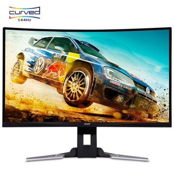 限地区： acer 宏碁 暗影骑士 XZ321QU 31.5英寸 VA电竞显示器（2560×1440、1800R、144Hz、Free-Sync） 图2