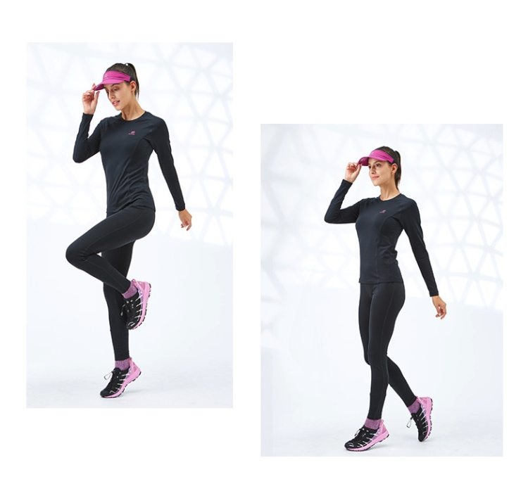 凯乐石 Coolmax高端排汗速干面料 男女内衣套装 三针五线无摩擦 图3