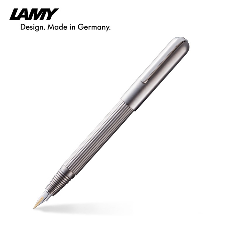 中亚Prime会员： LAMY 凌美 imporium帝国 F尖钢笔 钛金哑光银 图1