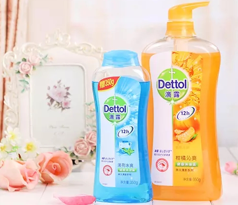 Dettol 滴露 健康沐浴露（柑橘沁爽950g+薄荷冰爽350g） *6件 图1