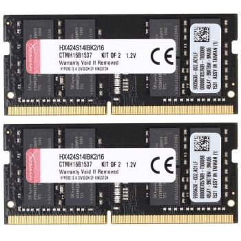Kingston 金士顿 骇客神条 Impact系列 16GB（8GB×2） DDR4 2400 笔记本内存条 图2