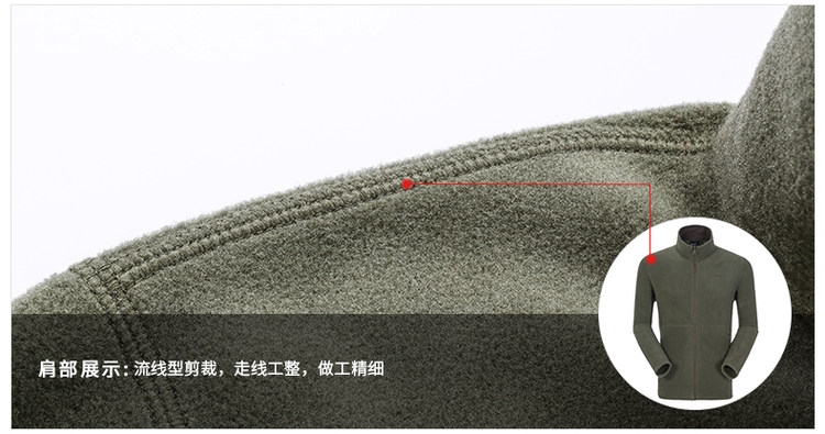 神价0.8折 地球科学家 Polartec 100面料 男女抓绒衣 轻暖无静电 图9