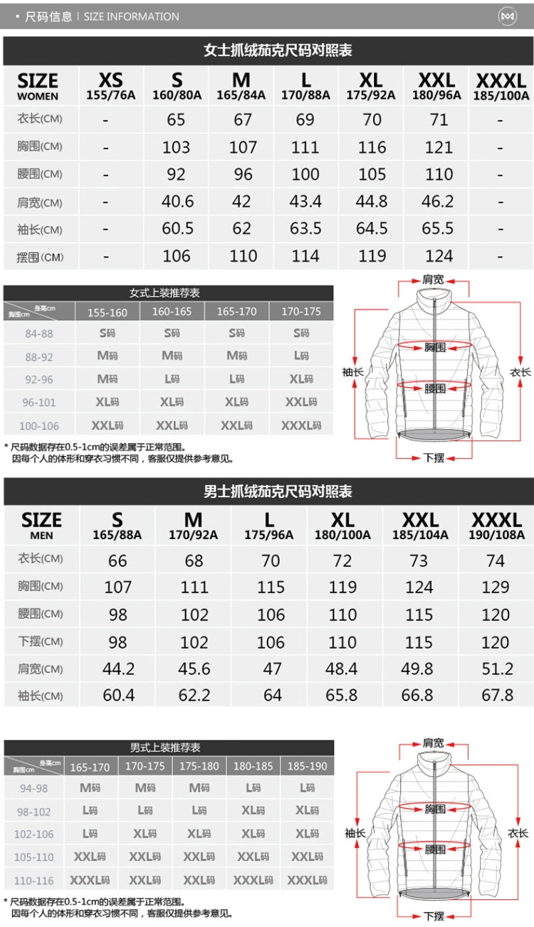 神价0.8折 地球科学家 Polartec 100面料 男女抓绒衣 轻暖无静电 图11