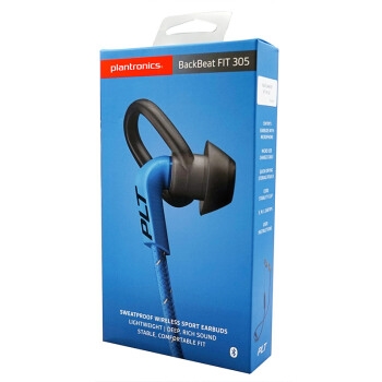 历史低价： plantronics 缤特力 BackBeat FIT 305 防水蓝牙运动耳机 碧海蓝/蓝 图5