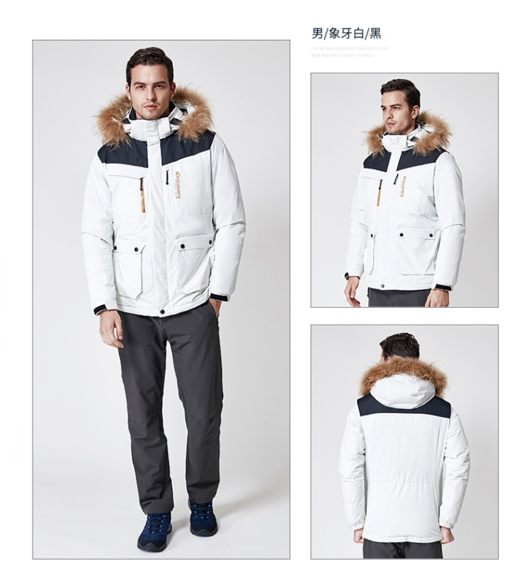 可穿去看北极光 神价格 Discovery 充绒200g起 高端加厚重装冲锋衣羽绒服 图6