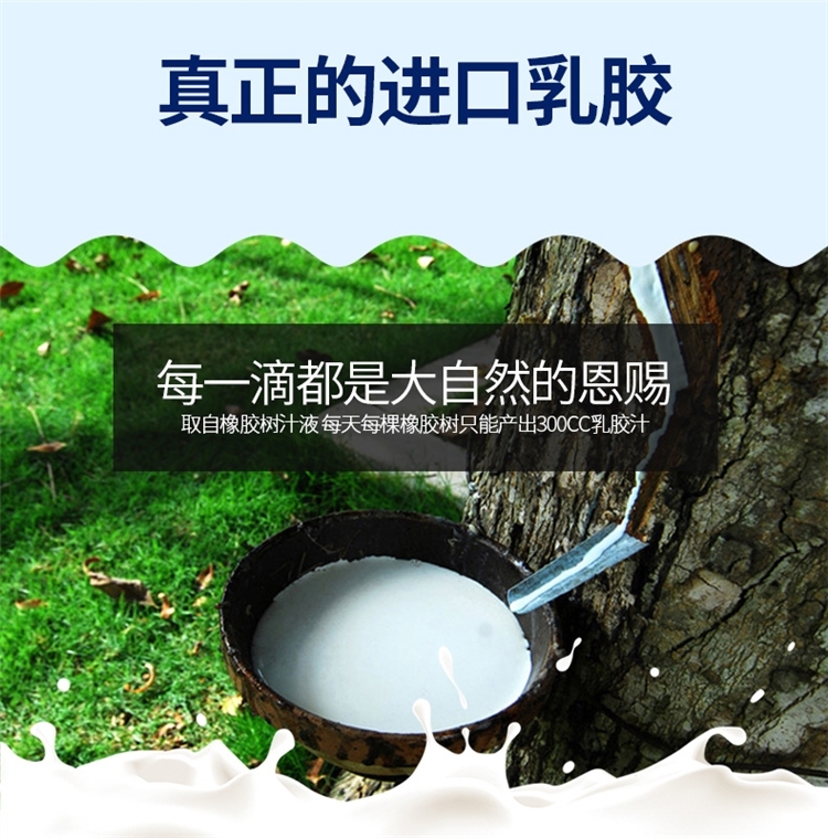 玺堡 泰国进口乳胶枕 90%+乳胶含量 图2