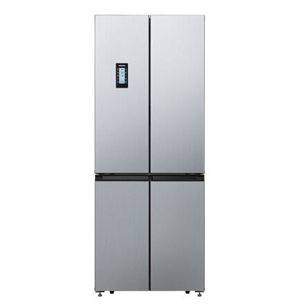 西门子(SIEMENS) 452升 变频混冷十字对开门多门冰箱 零度保鲜（银色） 图1