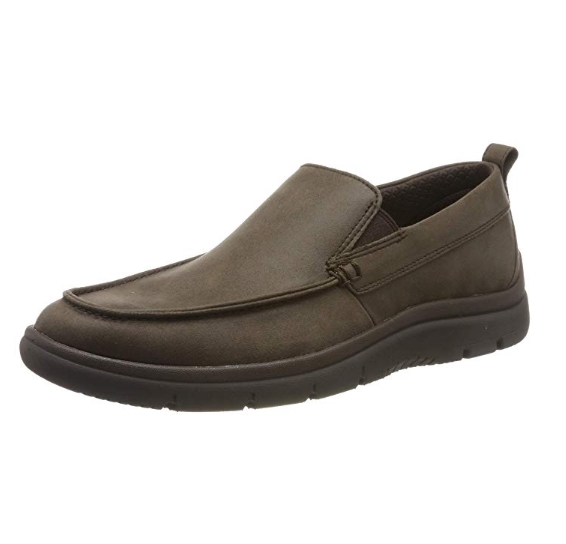 中亚Prime会员： Clarks Tunsil Way 男士一脚蹬便鞋 图1