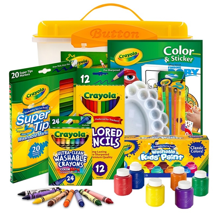 Crayola 绘儿乐 JD-2019 儿童可水洗系列 绘画颜料组合礼盒 +凑单品 图1