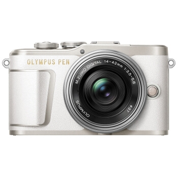 12日0点： OLYMPUS 奥林巴斯 E-PL9 无反相机套机（14-42mm f/3.5-5.6镜头） 白色 图1