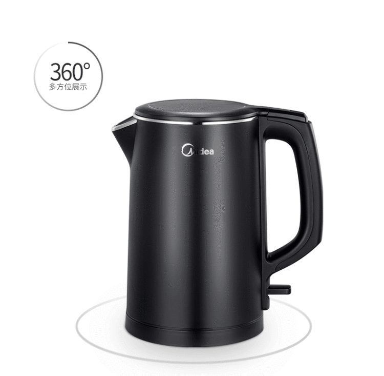 美的 304不锈钢电热水壶 1.5L 进口温控器 图7