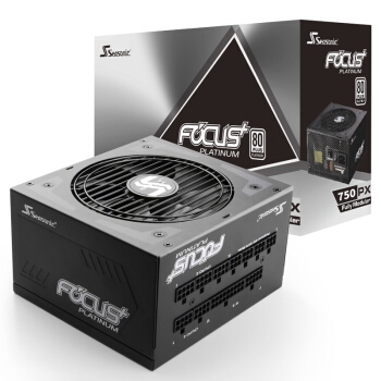 SEASONIC 海韵 FOCUS PLUS PLATINUM 750PX电源 750W（80PLUS白金牌全模） 图1