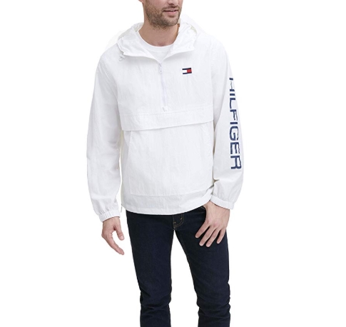 Tommy Hilfiger Retro Lightweight 男式连帽夹克外套 图2