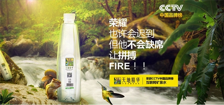 天地精华 天然弱碱性矿泉水 550ml*20瓶 图2