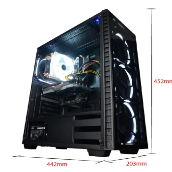 宁美国度 N5N-466T 台式组装机 （i5-9400F、8GB、240GB、GTX 1660Ti） 图3