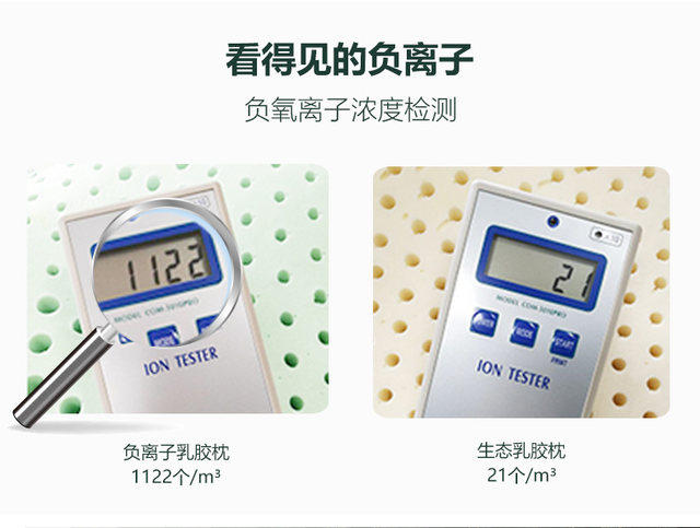 玺堡 泰国进口 负氧离子乳胶枕 图2