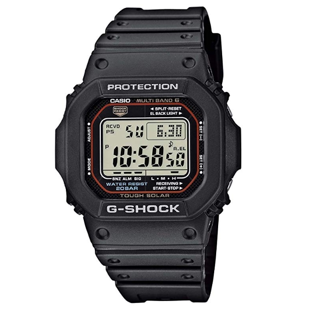 中亚Prime会员： CASIO 卡西欧 G-SHOCK GW-M5610-1ER 男款电波表 图1