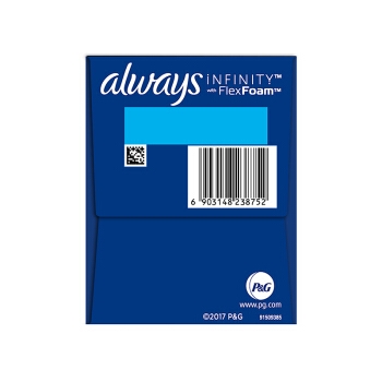 Always 护舒宝 未来感·极护卫生巾 超长夜用 液体卫生巾 317mm*24片 *3件 图5