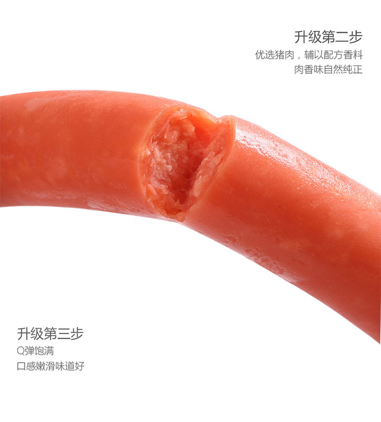 喜旺 呱呱肠 即食香肠 3kg 60根 整箱装 图2